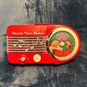 North Pole Radio Red Portable Audio Device